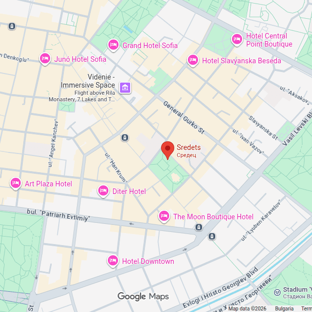 Минималистична карта на локацията.